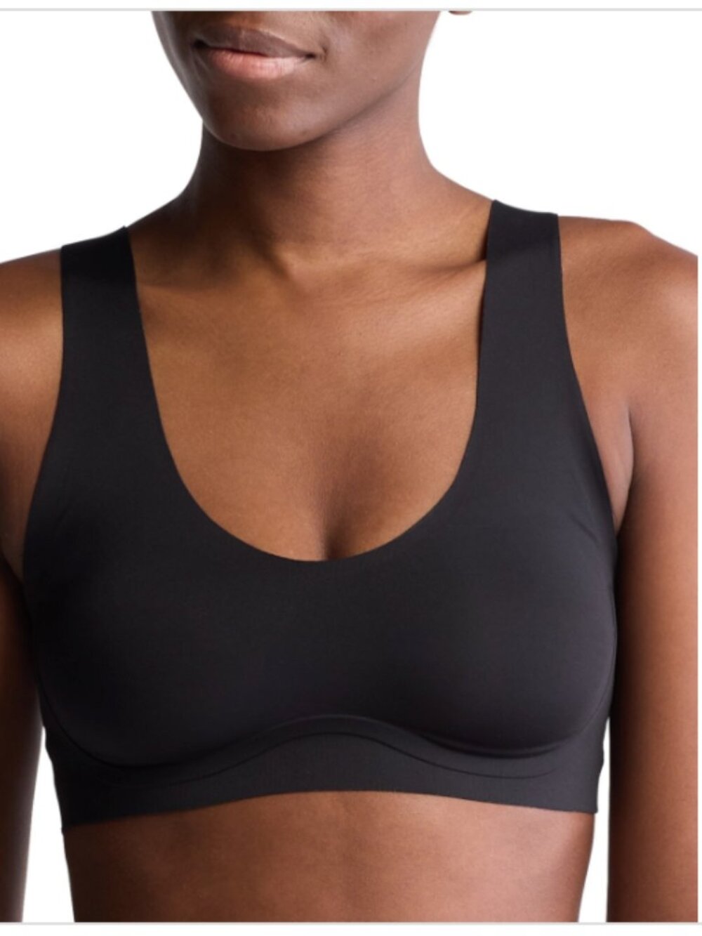 Calvin Klein  Invisibles Gel Wire Lightly Lined Bralette Black Size XS 6591